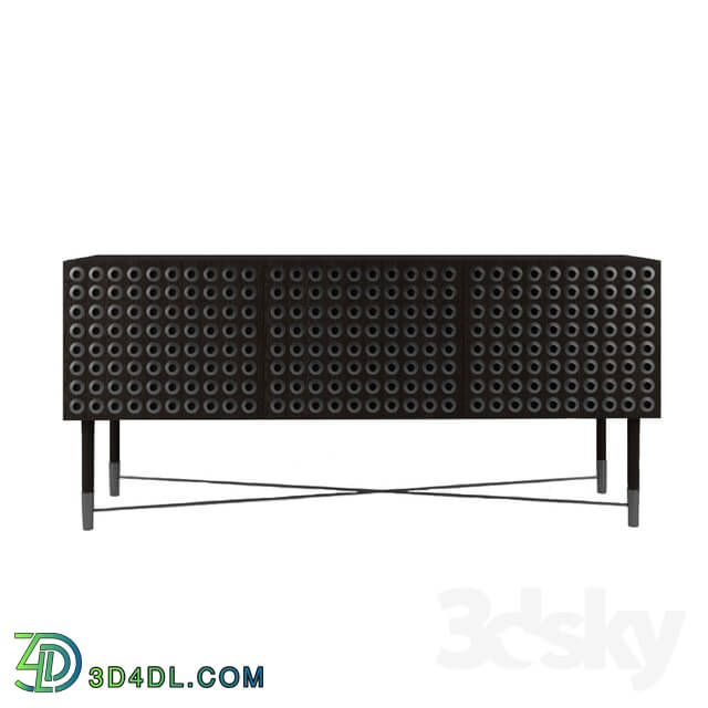 Sideboard _ Chest of drawer - Contemporary Kuro Cabinet in Black Oak by Larissa Batista