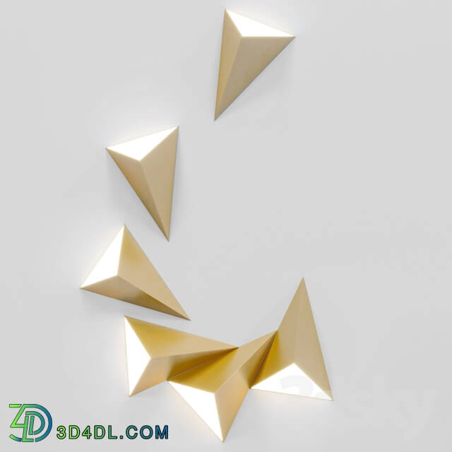 Wall light - TETRA triangle light