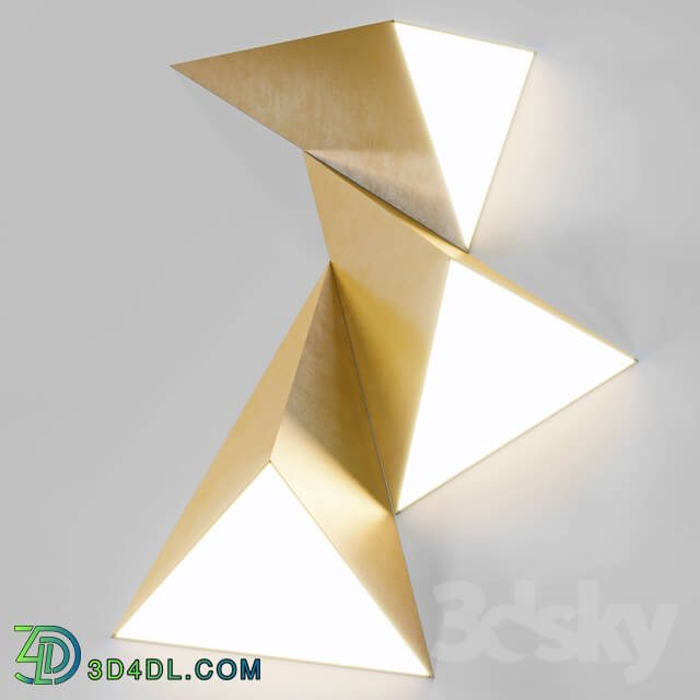 Wall light - TETRA triangle light