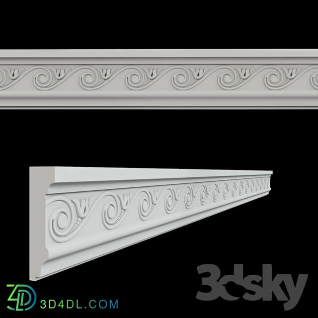 Decorative plaster - Stucco cutting P-17