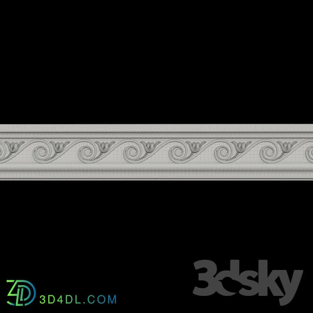 Decorative plaster - Stucco cutting P-17