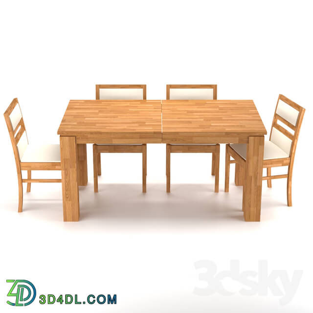 Table _ Chair - Folding table Elbridge and chairs