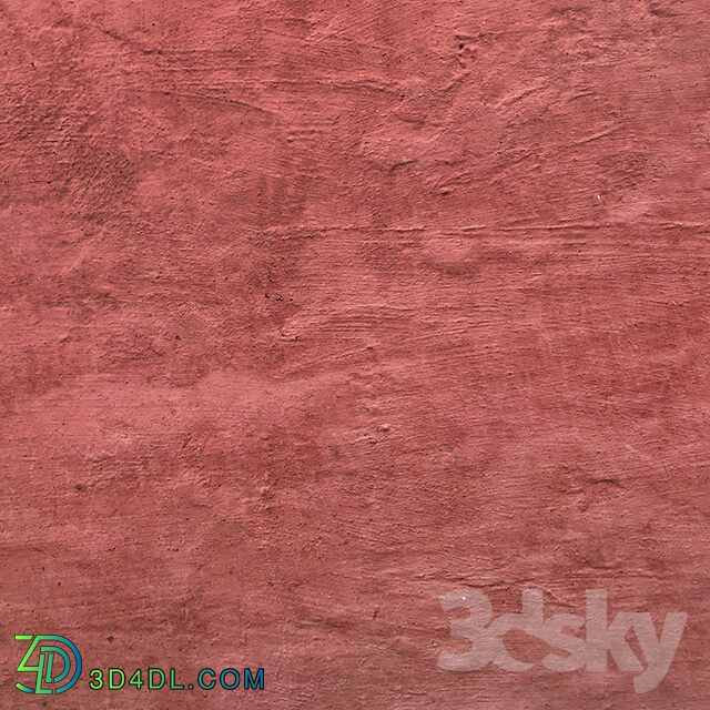 Wall covering - Indian red stucco