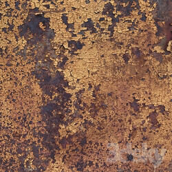 Metal - Ancient paint rusty metal 