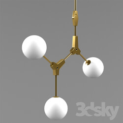 Ceiling light - Molecular shaped chandeliers 