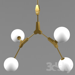 Ceiling light - Molecular shaped chandeliers 