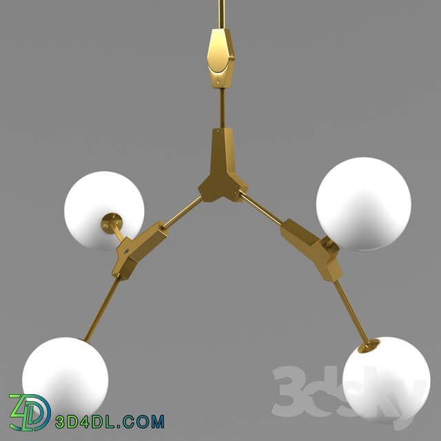 Ceiling light - Molecular shaped chandeliers