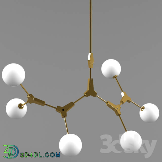 Ceiling light - Molecular shaped chandeliers