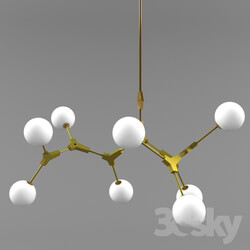 Ceiling light - Molecular shaped chandeliers 