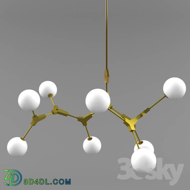 Ceiling light - Molecular shaped chandeliers