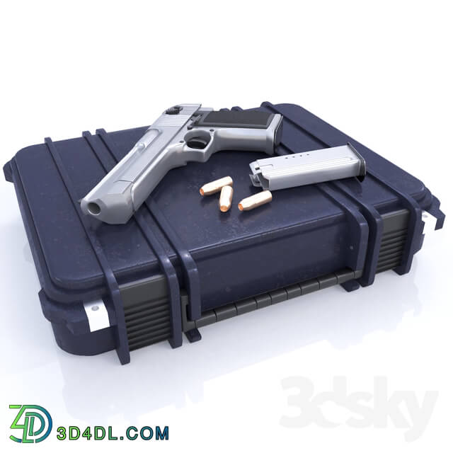 Weapon - Desert Eagle with pistol Box