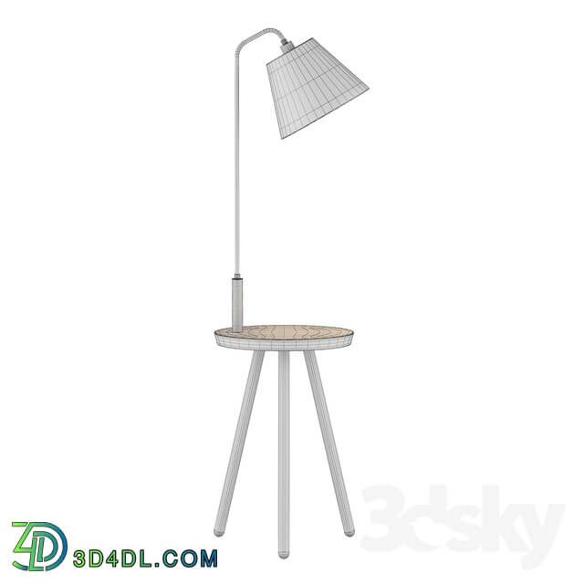 Floor lamp - Floor lamp with table ODEON LIGHT 4667 _ 1F KALDA