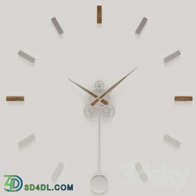 Watches _ Clocks - Wall clock with pendulum Illum Pendulum