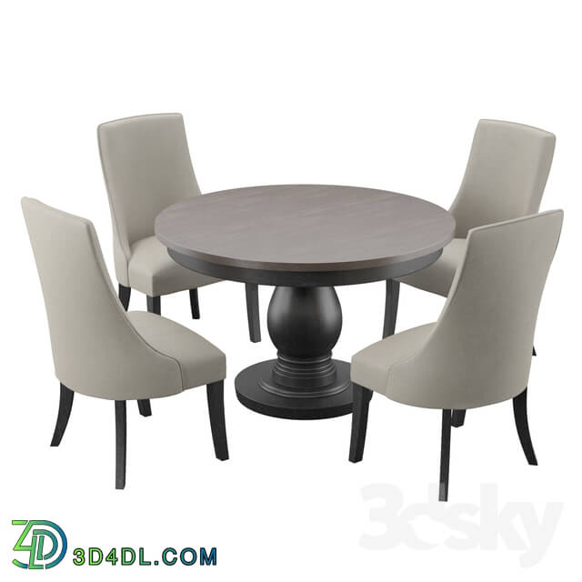 Table _ Chair - Barrington 5 Piece Dining Set