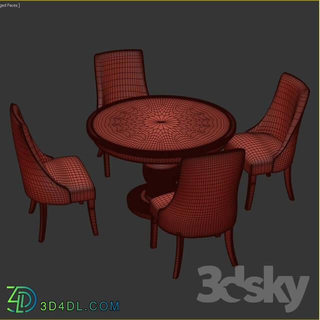 Table _ Chair - Barrington 5 Piece Dining Set