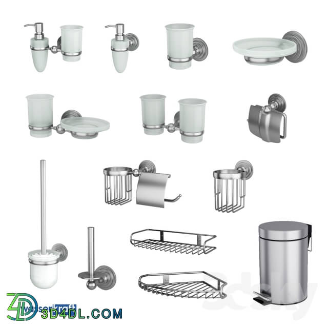 Bathroom accessories - Bathroom Accessories Ammer_Matte Chrome_OM