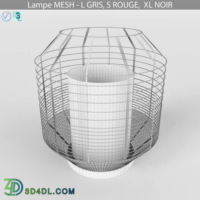 Table lamp - Set of lamps from the MESH collection