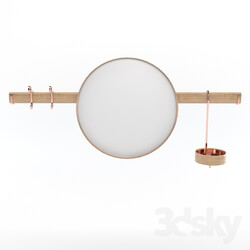 Mirror - Wall mirror with hangers 