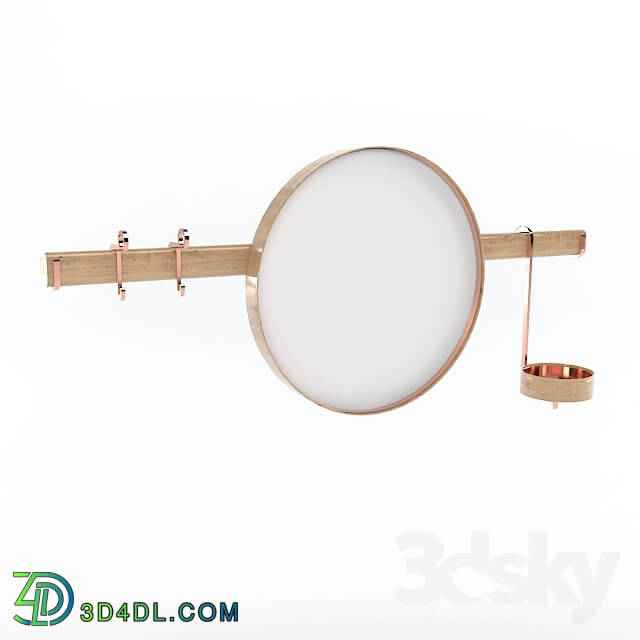 Mirror - Wall mirror with hangers