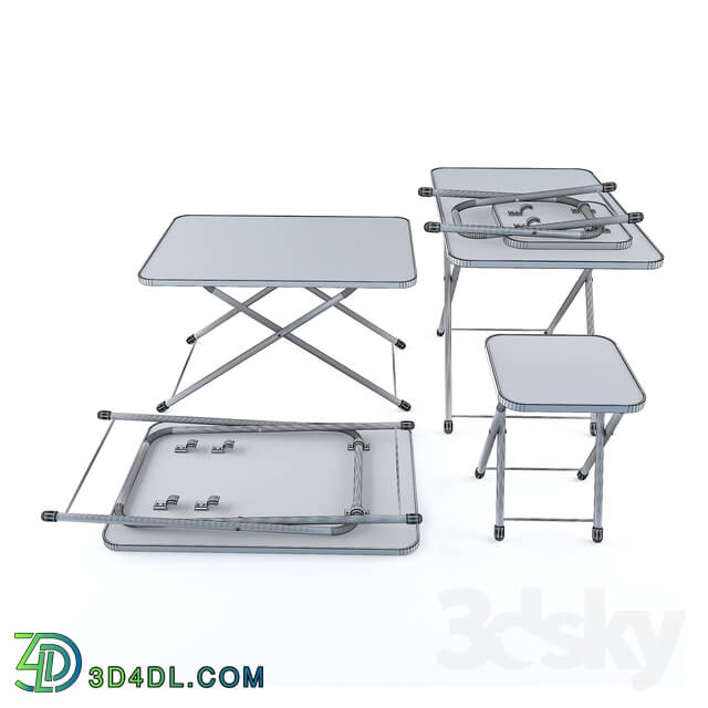 Table _ Chair - Folding table