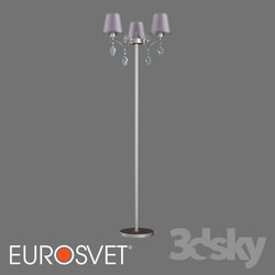 Floor lamp - OM Floor lamp with crystal Eurosvet 01059_3 Aurelia 
