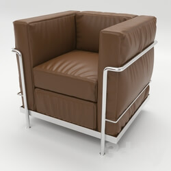 Arm chair - LC2 Poltrona Arm Chair _PBR Materials_ 