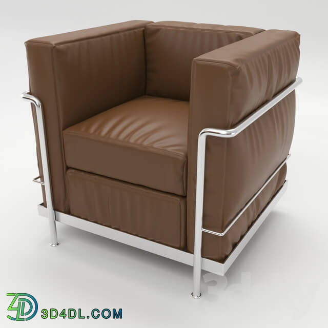 Arm chair - LC2 Poltrona Arm Chair _PBR Materials_