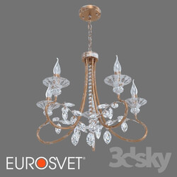 Ceiling light - OM Crystal pendant chandelier Eurosvet 60057_5 Alexandria 