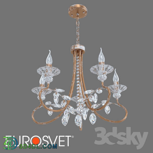 Ceiling light - OM Crystal pendant chandelier Eurosvet 60057_5 Alexandria