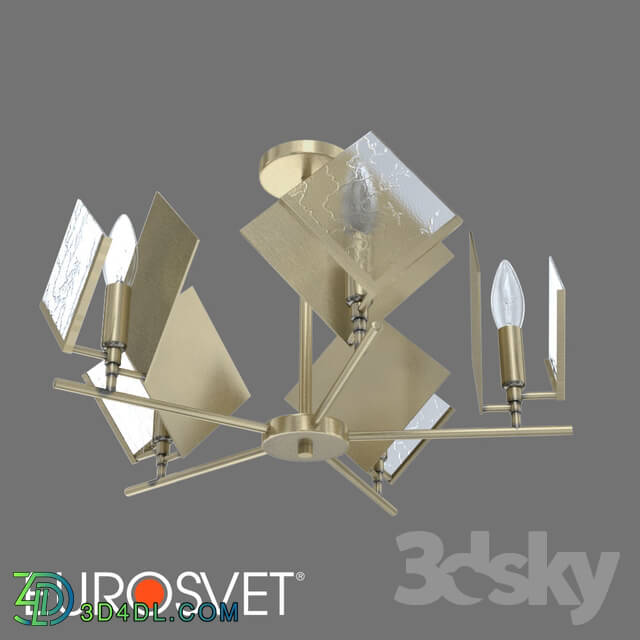 Ceiling light - OM Classic-style ceiling chandelier Eurosvet 60110_5 Rombo