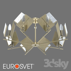Ceiling light - OM Classic-style ceiling chandelier Eurosvet 60110_8 Rombo 