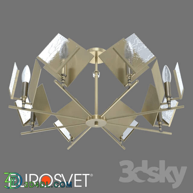 Ceiling light - OM Classic-style ceiling chandelier Eurosvet 60110_8 Rombo