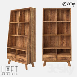 Wardrobe _ Display cabinets - Shelving unit LoftDesigne 7369 model 