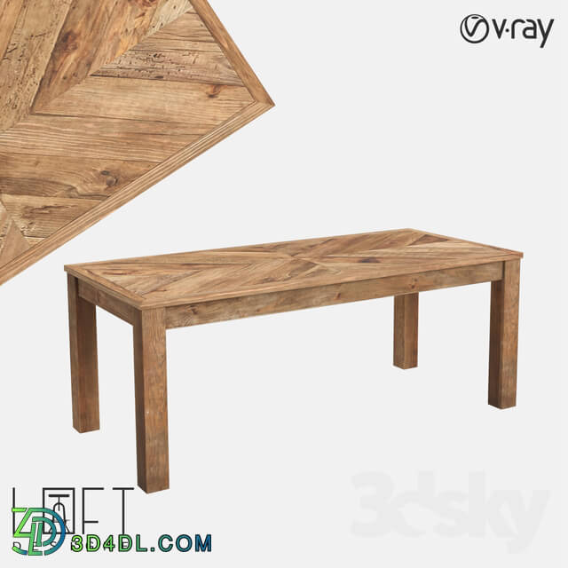 Table - Table LoftDesigne 60208 model