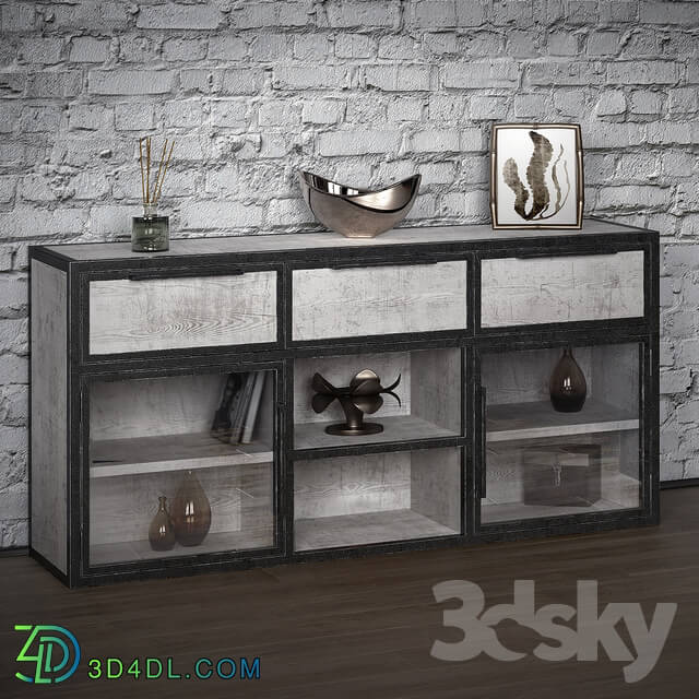 Sideboard _ Chest of drawer - Console Loft. Option 4