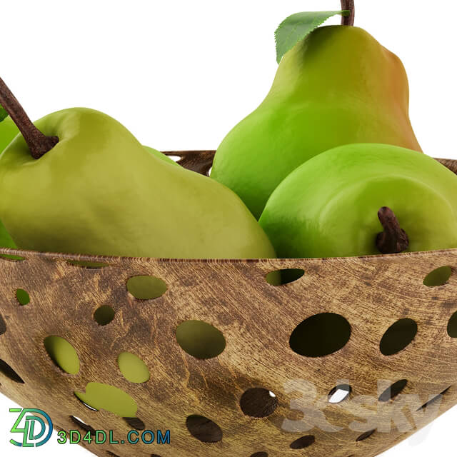 Food and drinks - Basket of pear