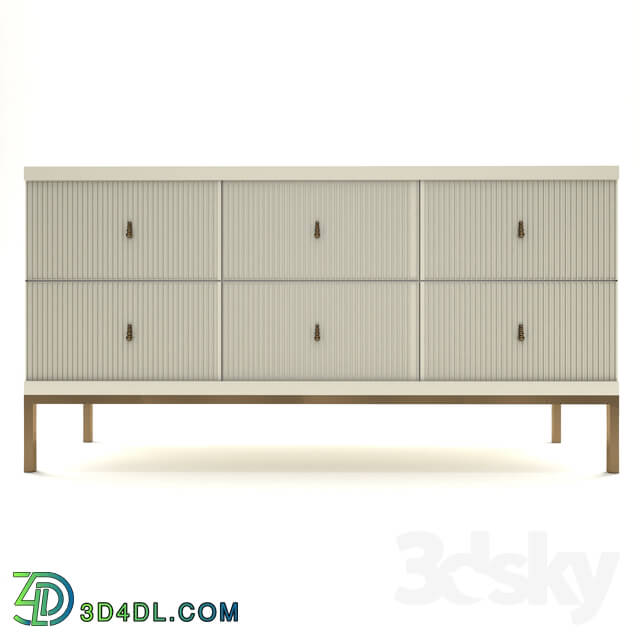 Sideboard _ Chest of drawer - marble drawer chest