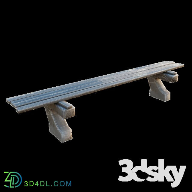 Other architectural elements - Old bench