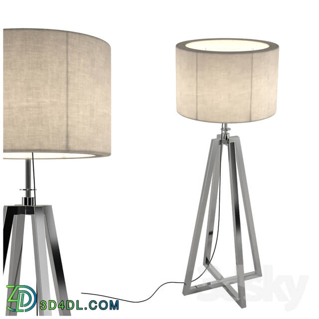 Floor lamp - Silver floor lamp