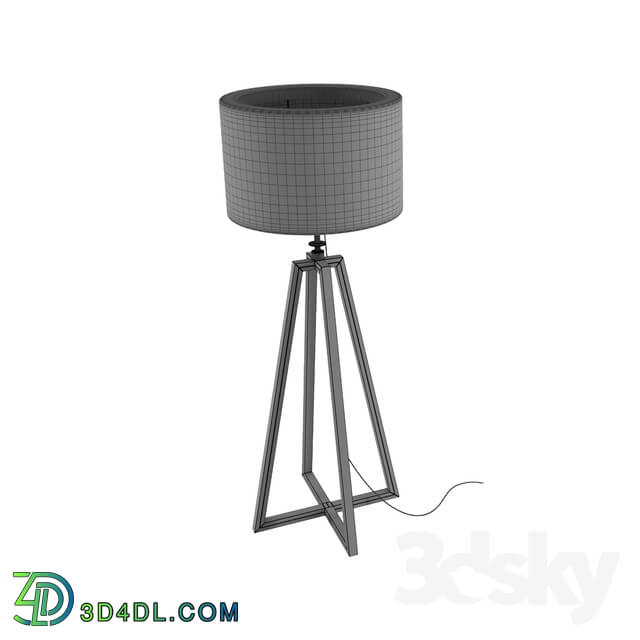 Floor lamp - Silver floor lamp