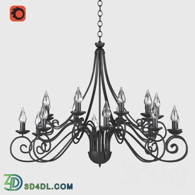 Ceiling light - Chandelier Kantri 18