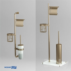Bathroom accessories - Combined toilet racks_light bronze_OM 
