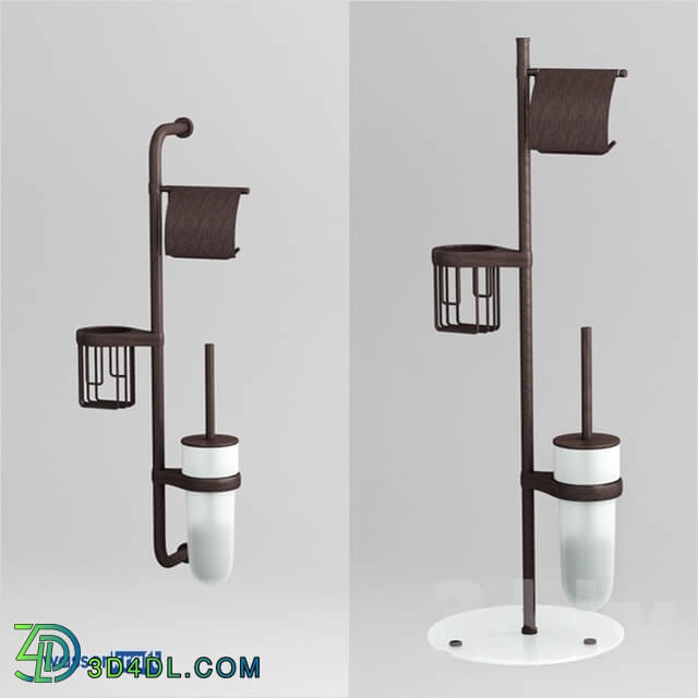 Bathroom accessories - Combined racks_Dark bronze_OM