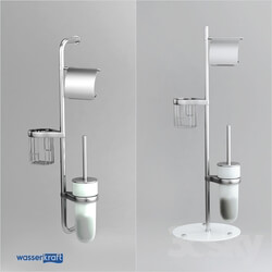 Bathroom accessories - Combined toilet racks_mated chrome_OM 