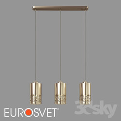 Ceiling light - OM Pendant lamp with metal shades Eurosvet 50071_3 Tracery 