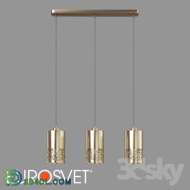 Ceiling light - OM Pendant lamp with metal shades Eurosvet 50071_3 Tracery
