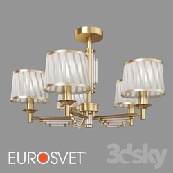 Ceiling light - OM Ceiling chandelier with lampshades Eurosvet 60081_5 Amalfi 