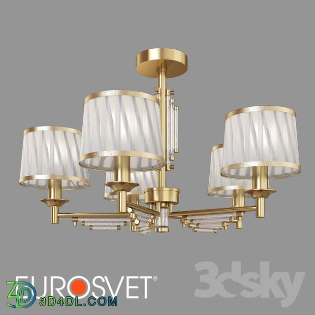 Ceiling light - OM Ceiling chandelier with lampshades Eurosvet 60081_5 Amalfi