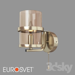 Wall light - OM Classic wall lamp with a glass ceiling Eurosvet 60085_1 Coppa 