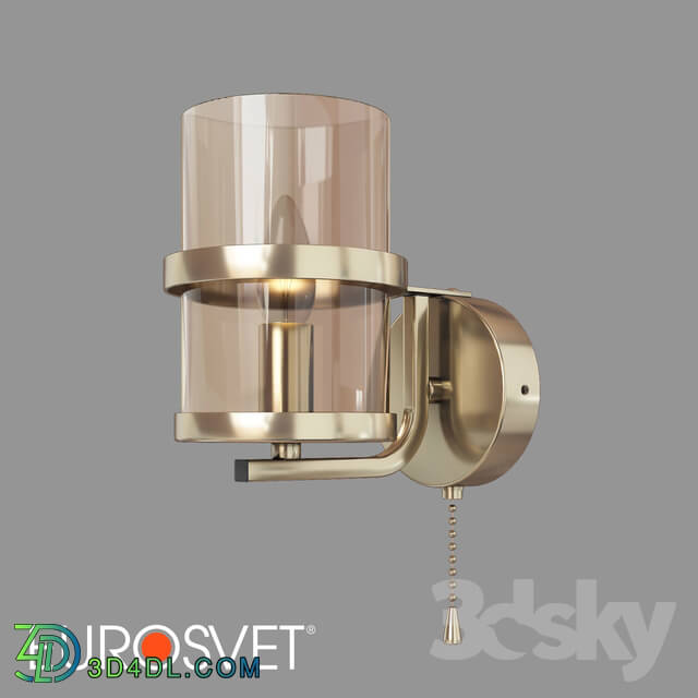 Wall light - OM Classic wall lamp with a glass ceiling Eurosvet 60085_1 Coppa
